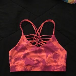 strappy sports bra